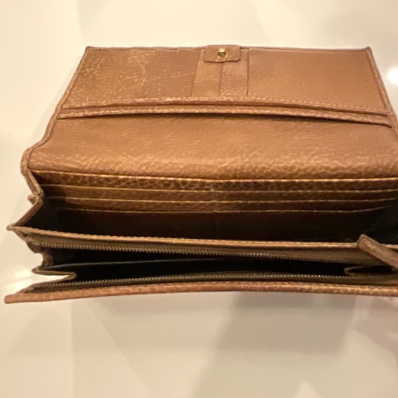 Gucci brown bow detailed clutch wallet - Picture 4 of 7